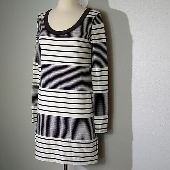Free People Striped Long Sleeve Sweater Dress XS - Picture 1 of 6